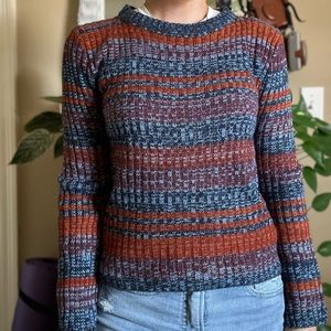 ELODIE multicolor striped sweater Size Small